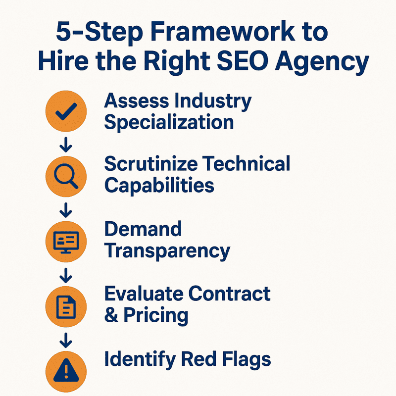 5-Step Framework to Hire the Right SEO Agency