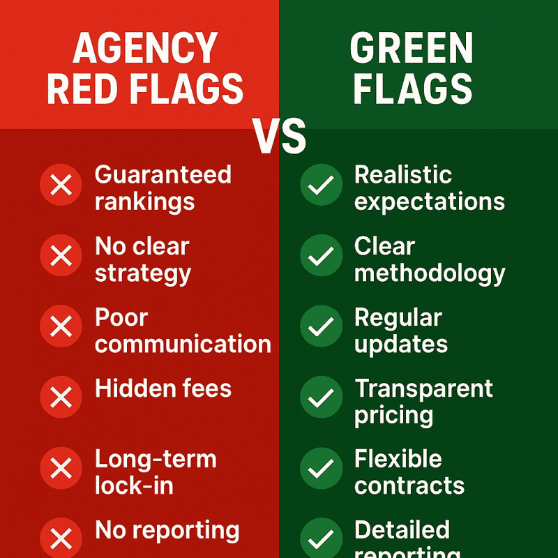 Agency Red Flags vs Green Flags Checklist