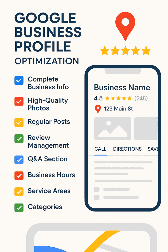 Google Business Profile Optimization Checklist 2025 - Complete step-by-step checklist for optimizing your Google Business Profile for maximum local visibility