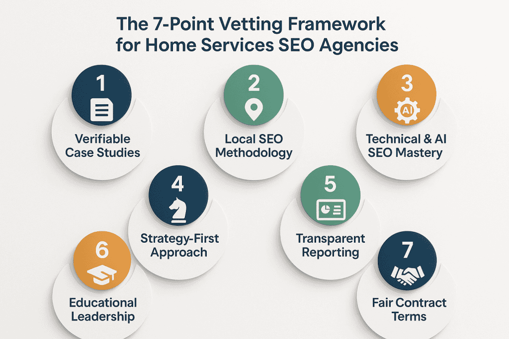 The 7-Point Vetting Framework for Home Services SEO Agencies