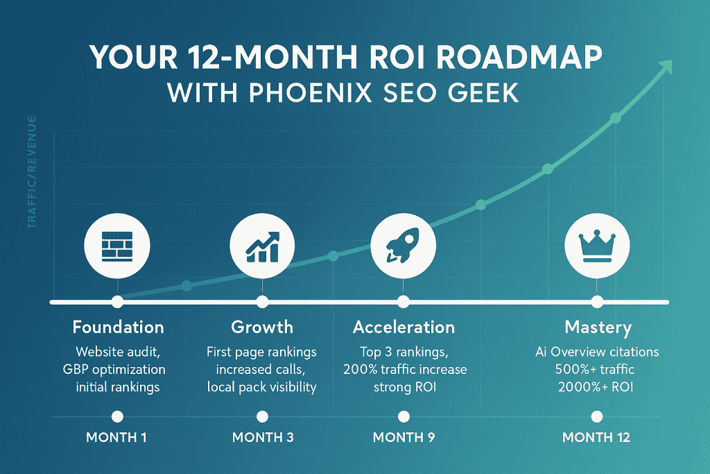 Your 12-Month ROI Roadmap with Phoenix SEO Geek