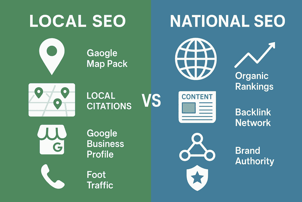Small Business SEO Budget Breakdown 2025 - Detailed chart showing recommended monthly budget allocation across different business sizes and competitive levels