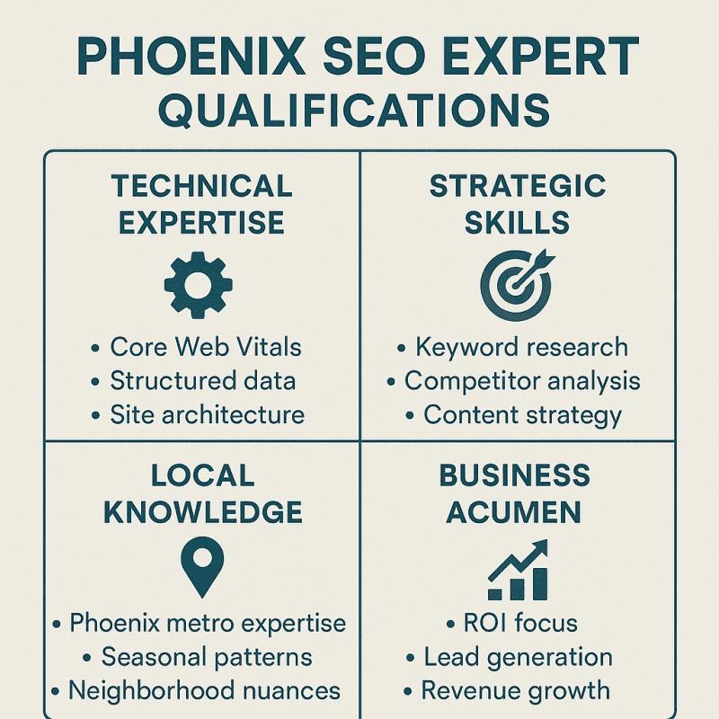 Phoenix SEO Expert Qualifications Framework