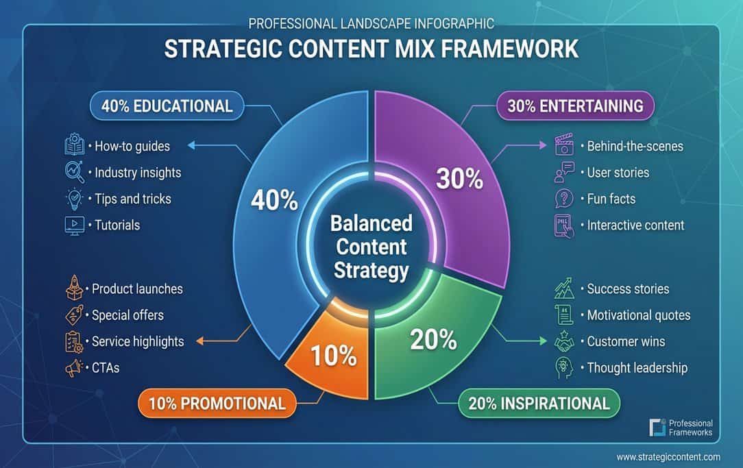 Sociel Media Content Mix Framework