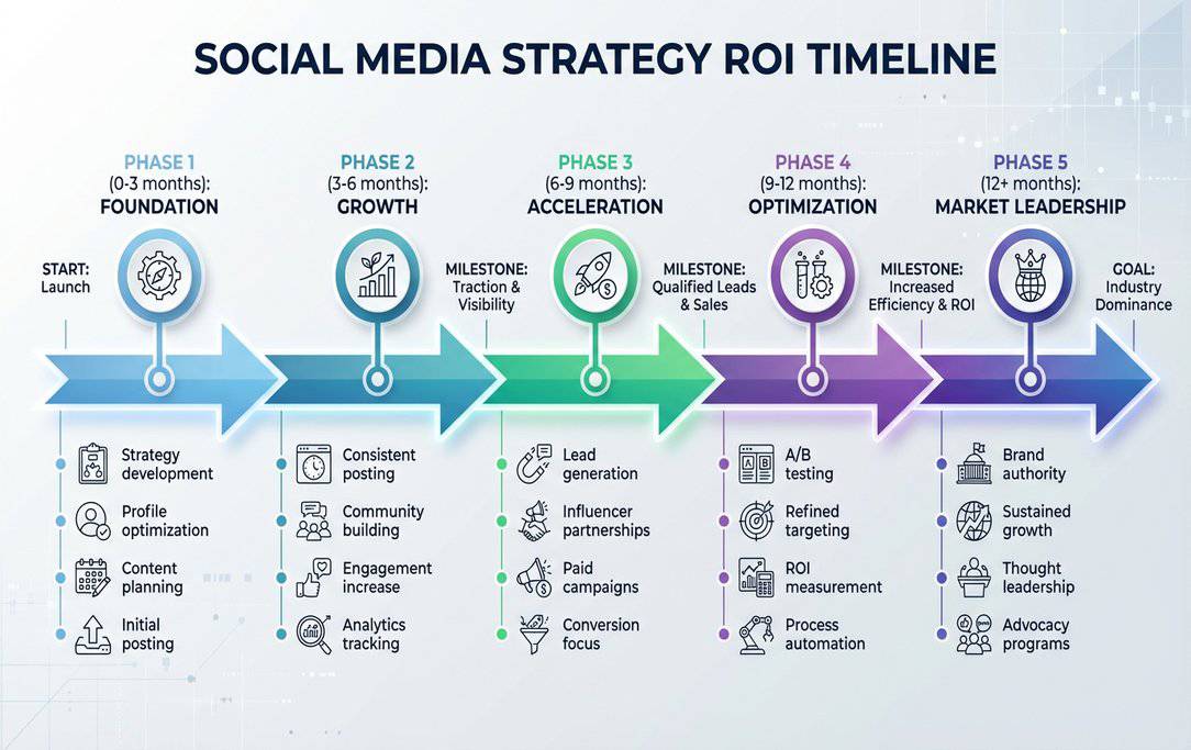 Social Media Strategy ROI Timeline