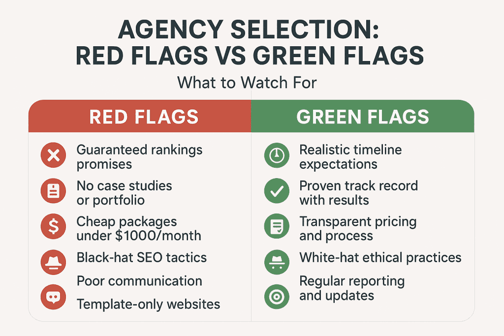 Agency Selection: Red Flags vs Green Flags